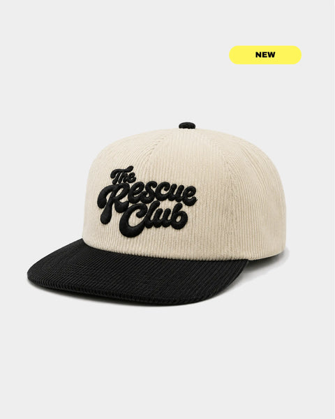 Rescue Club Corduroy Hat - Beige/Black