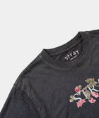 Inspire Flower Tee detail — rescue dog tee that funds shelter meals · Stray Project