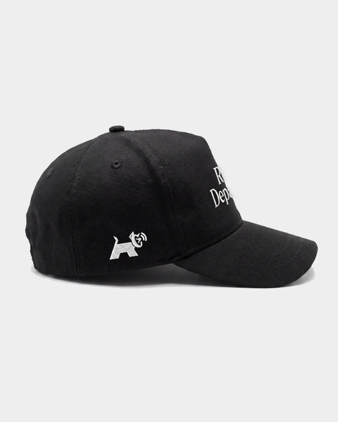 Stray Department Hat back design — supporting shelter dog rescue · Stray Project