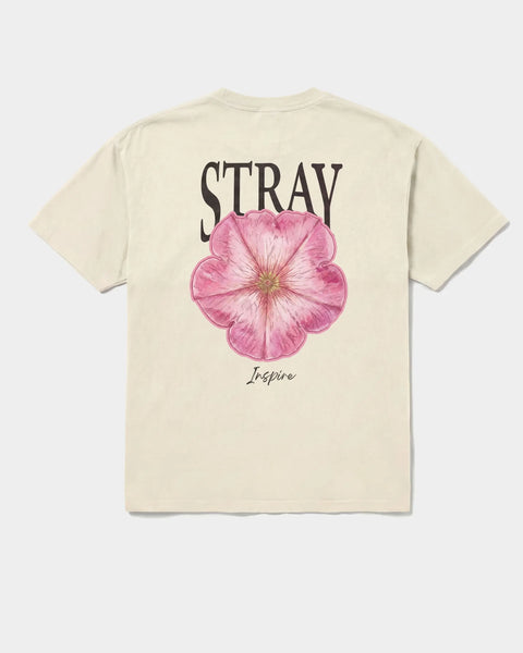 Inspire Flower Tee lifestyle styling — rescue dog tee from Stray Project