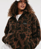 Protect The Pack Camo Fleece lifestyle styling — rescue dog fleece from Stray Project
