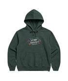 Max Volume Hoodie in Alpine Green, front view — Stray Project
