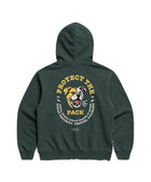 Protect the Pack 2.0 Hoodie in Alpine Green, back view — Stray Project