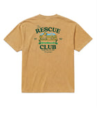 Rescue Club Good Company Tee in Gold, back view — Stray Project