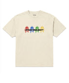 Stray on Repeat Tee in Off-White, front view — Stray Project